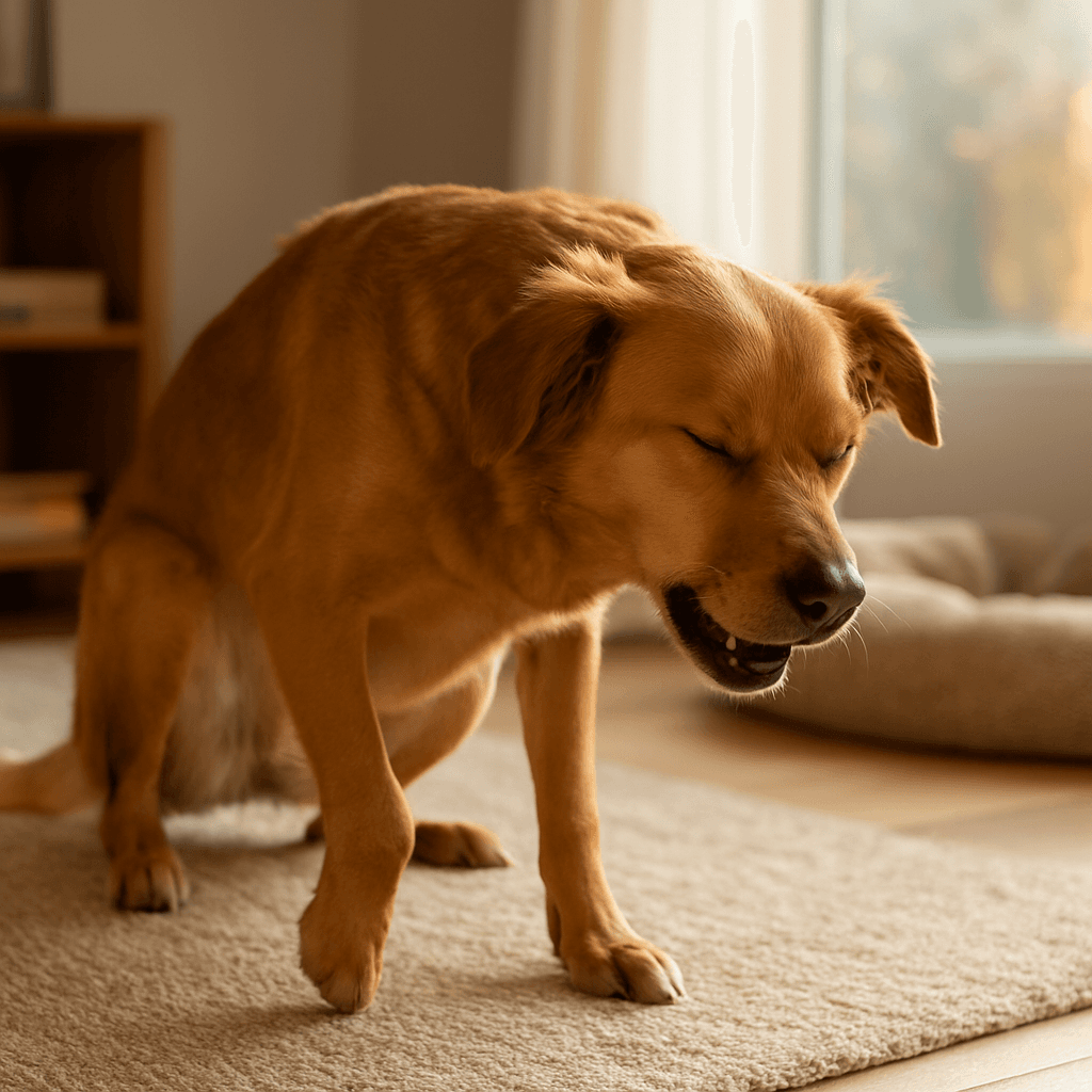 Chien qui gémit en se levant : causes et solutions