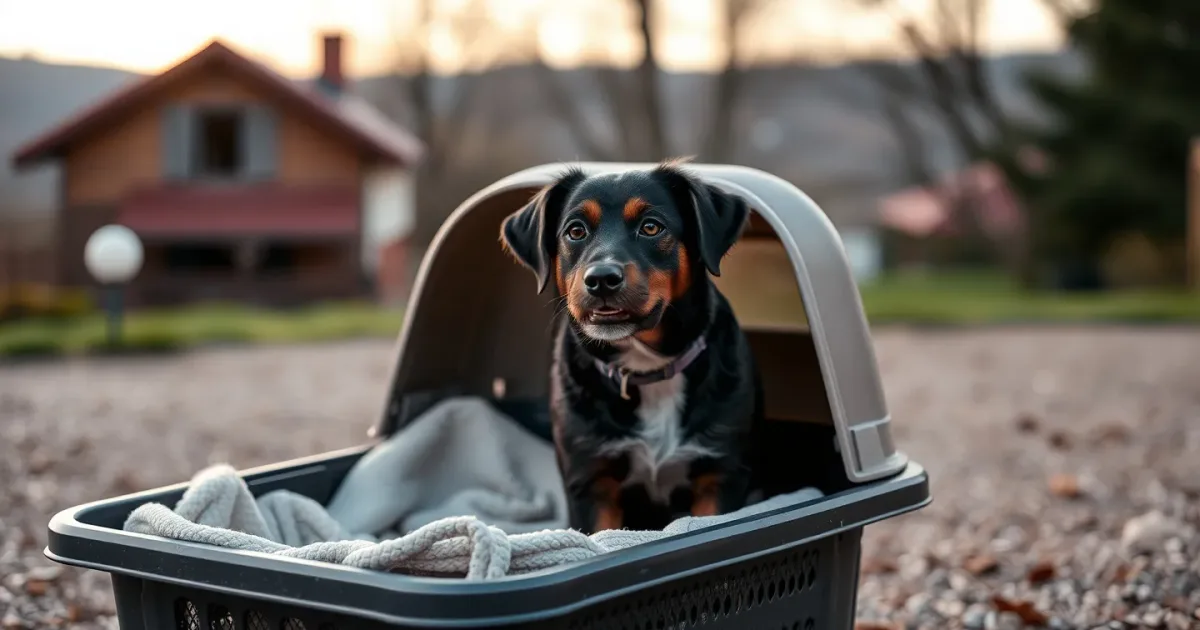 Où placer le panier du chien pour des nuits paisibles ?